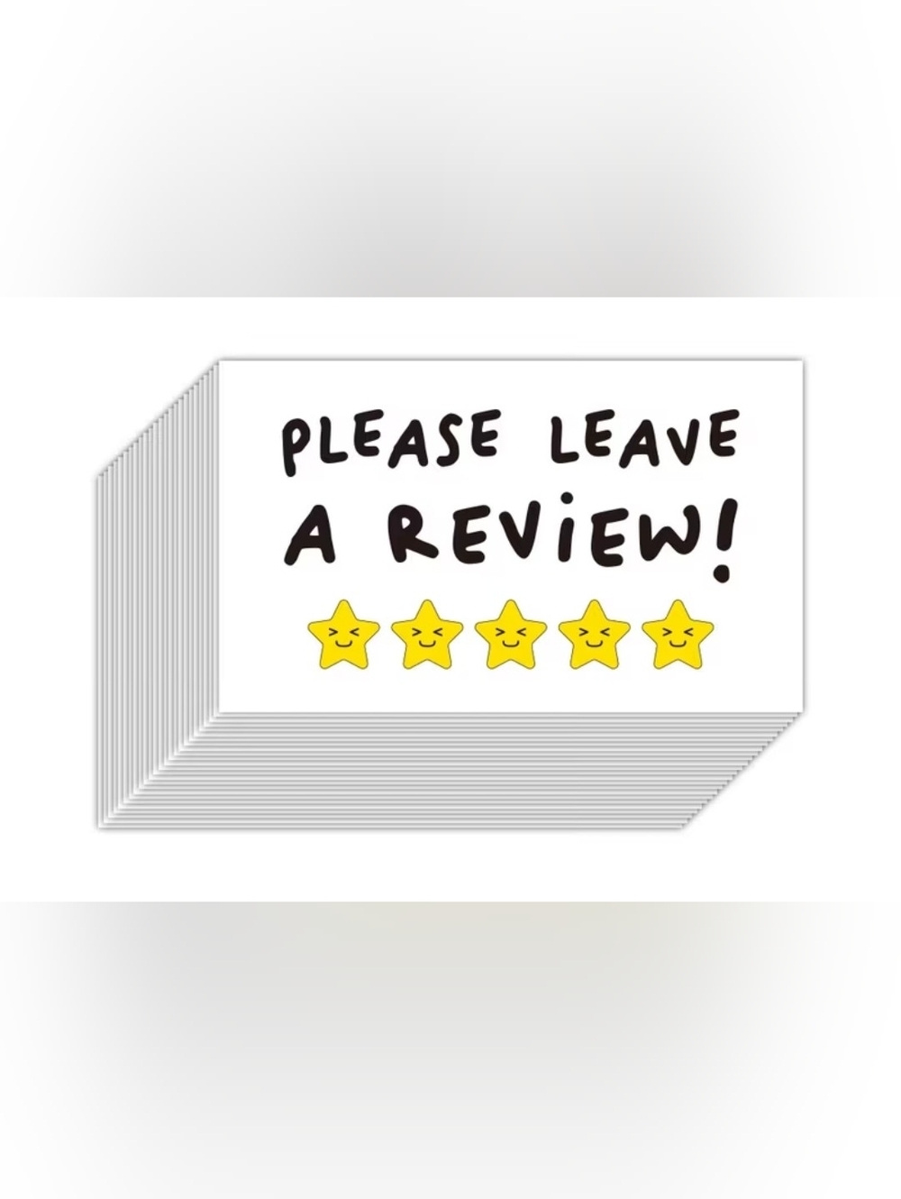 Please Leave A Review Cards QTY 50